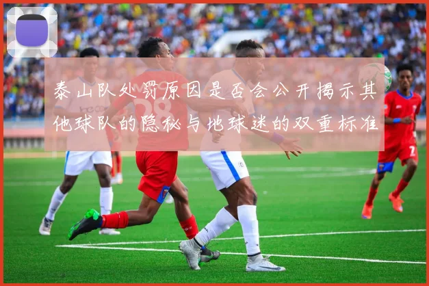 泰山队处罚原因是否会公开揭示其他球队的隐秘与地球迷的双重标准